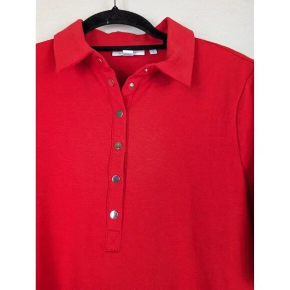 Chico's Zenergy UPF Shirt Dress Relaxed Athleisure Casual Preppy Polo Golf - Picture 6 of 14